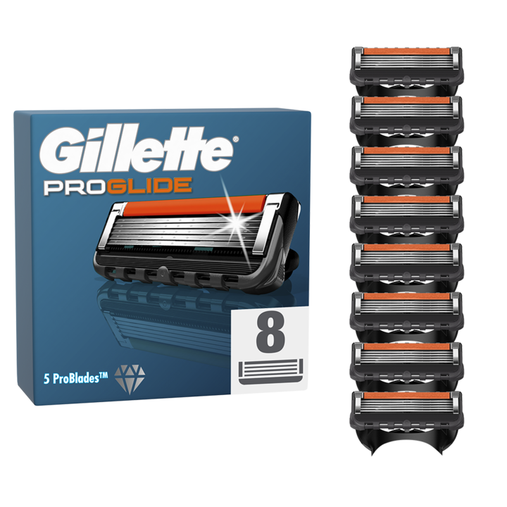 Резерви за самобръсначка Gillette ProGlide, 8 броя