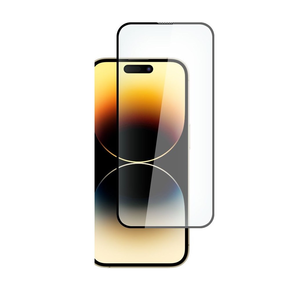 Folie protectie HOFI Full Cover Pro Tempered Glass 0.3mm compatibila cu iPhone 15 Black