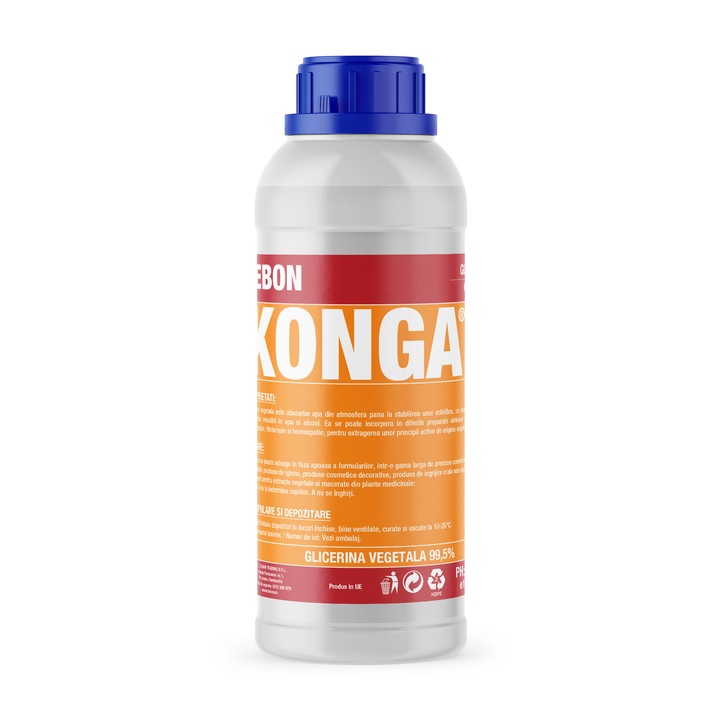 Konga Természetes növényi glicerin 99,5%, 1,3 kg
