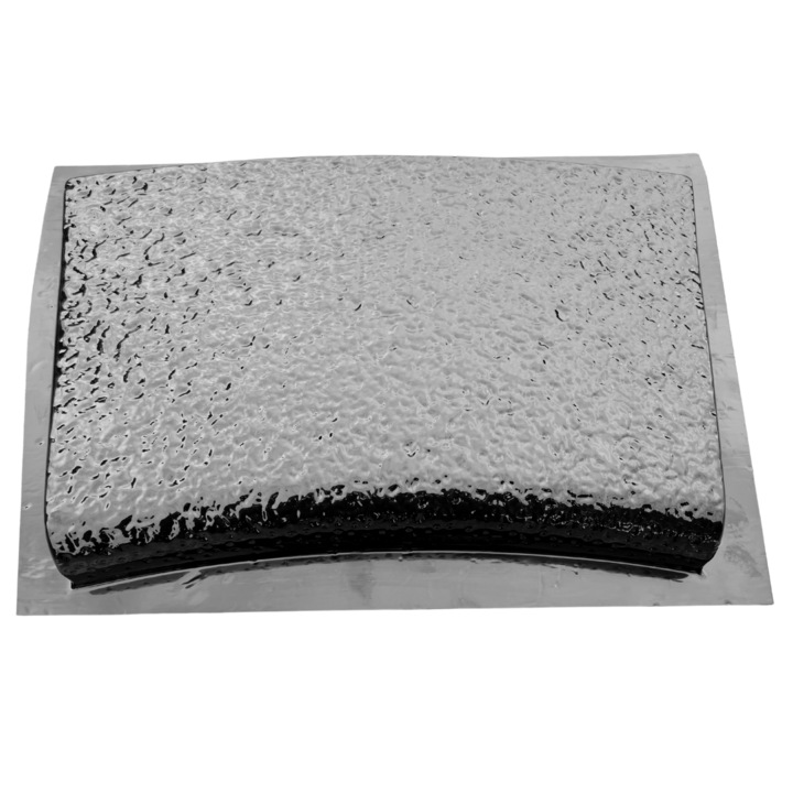 Matrita bordura piscina, model Semi-Rotund, plastic ABS, negru, 50x33x3.5cm