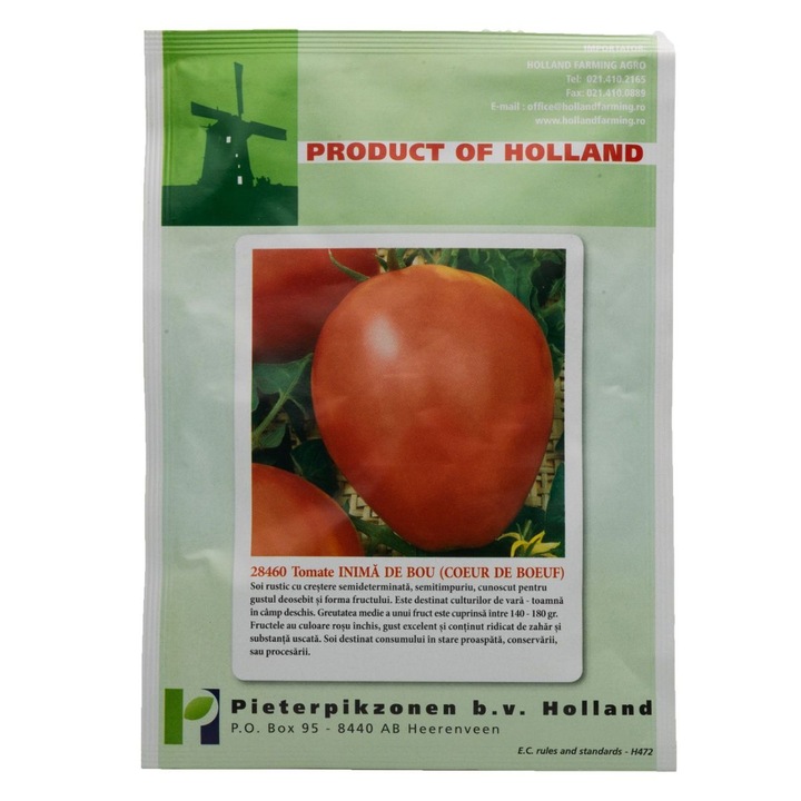 Seminte Tomate Inima de Bou, Coeur de Boeuf, Pop Vriend Seeds, 5 grame