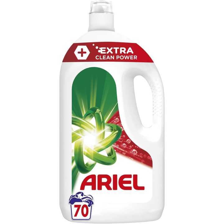 Detergent de rufe lichid Ariel +Extra Clean Power, 70 spalari, 3.5L