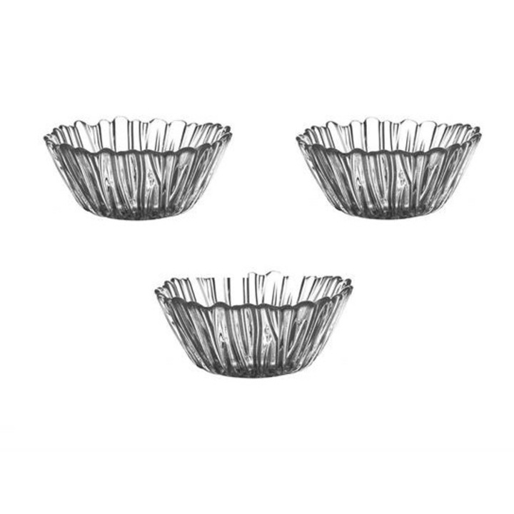 Set 3 boluri Pasabahce Aurora 14 cm