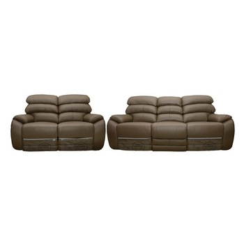 Set canapea 3 locuri si canapea 2 locuri cu reclinere manuale, Md.2701, Piele naturala, B 9922 Set canapea 3 locuri si canapea 2 locuri cu reclinere manuale, Md.2701, Piele naturala, B 9922