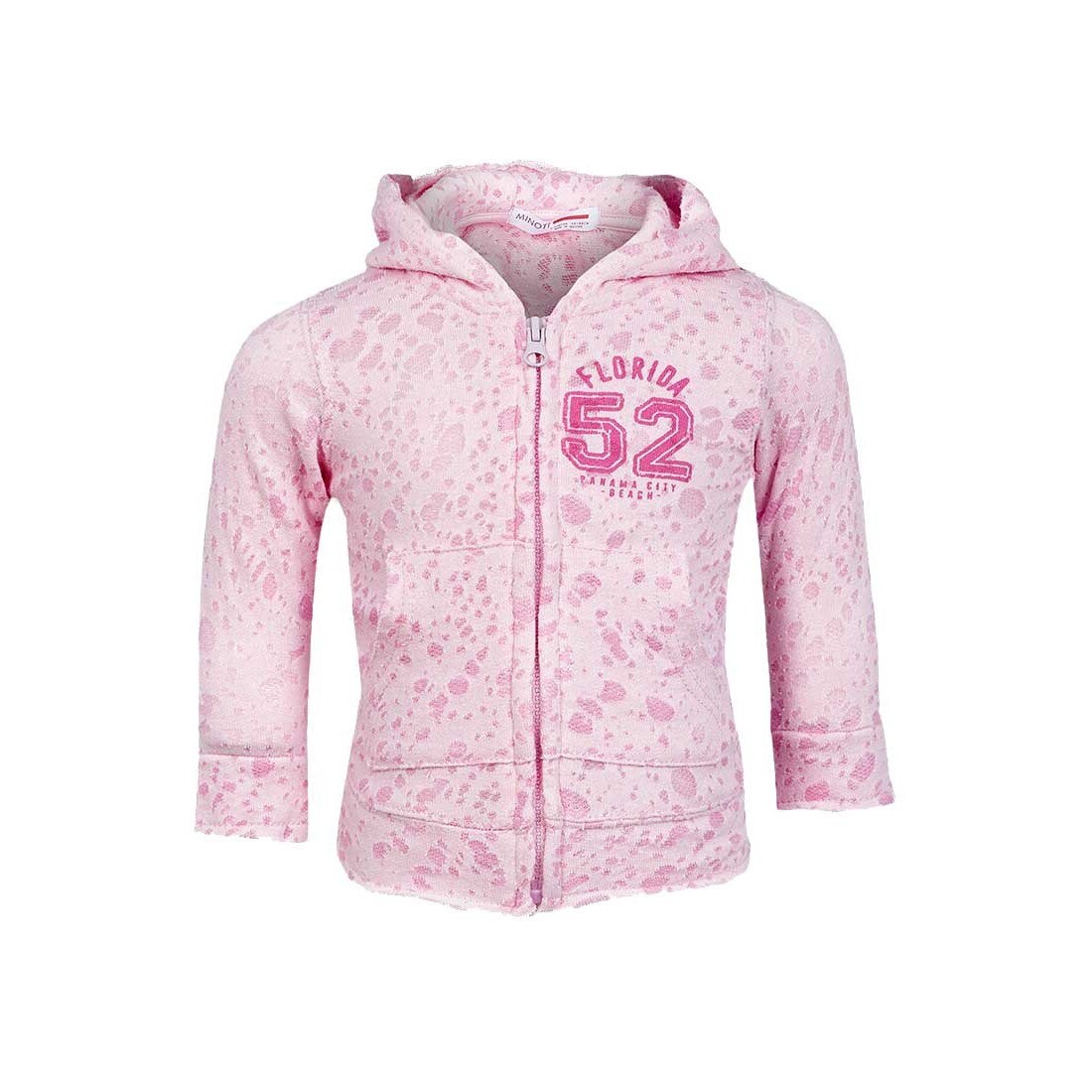 Hanorac roz bebe Minoti 