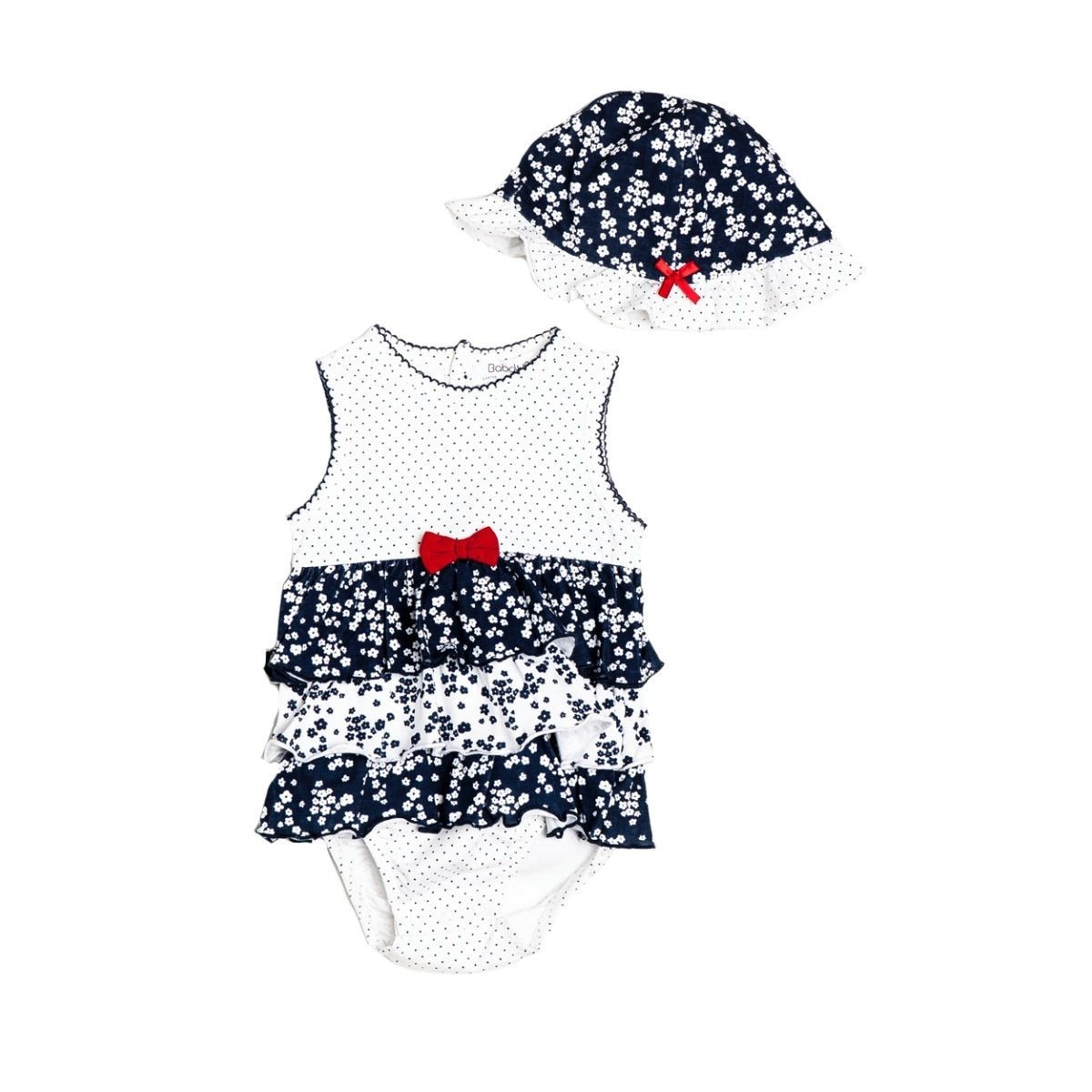 Set Babaluno rochita body cu palarioara