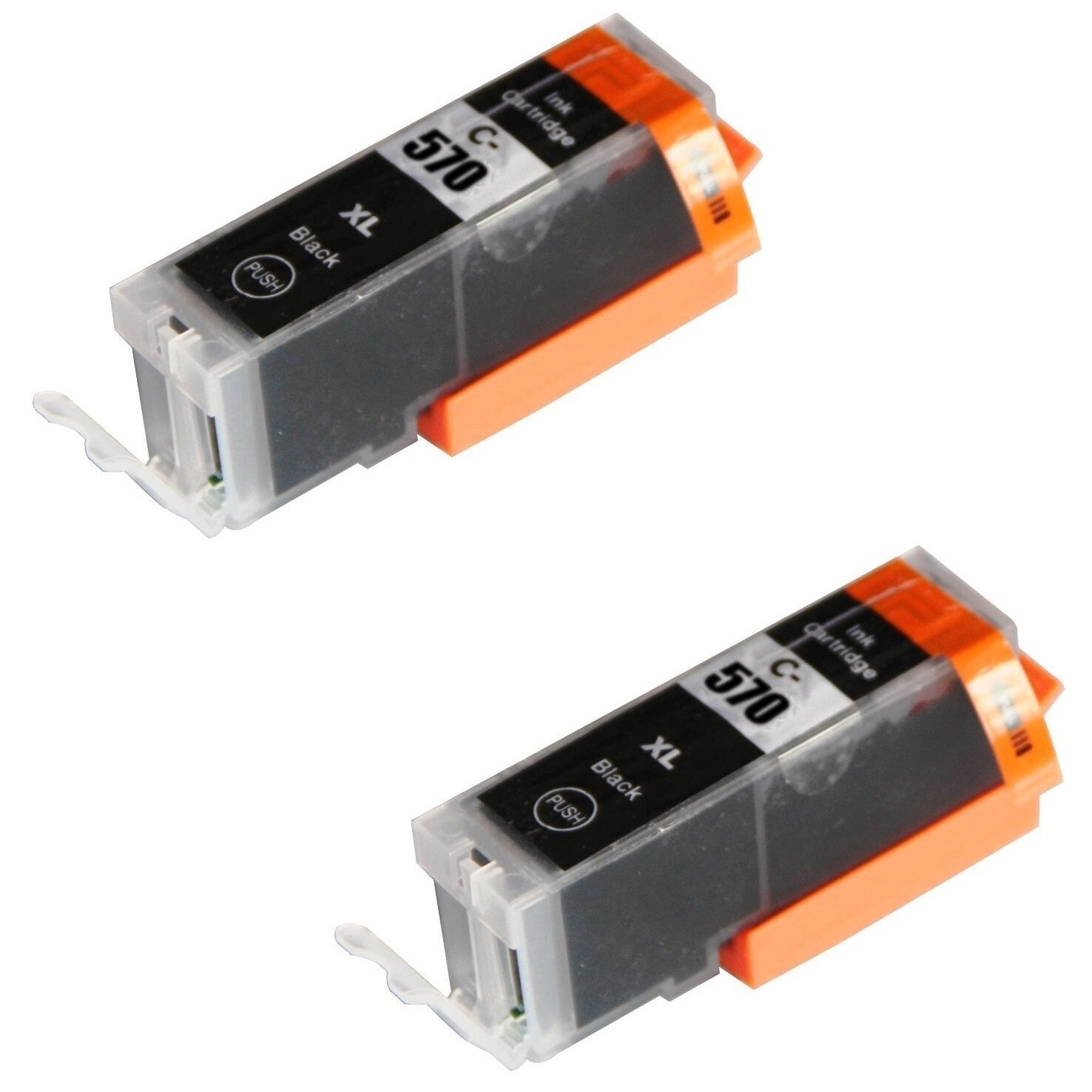 Set 2 Cartuse Compatibile PGI-570XL BK,Canon MG7751 MG7752 MG7753,MG5700,MG6800,MG7700 MG5750,MG7750, MG5751, MG5752, MG5753, MG6850, MG6851, MG6852, MG6853, TS5050, TS6050
