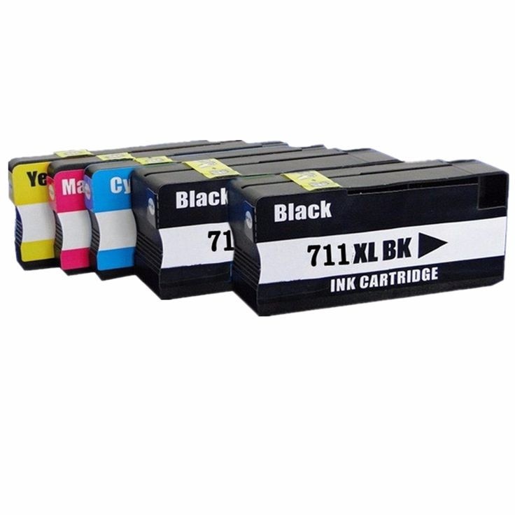 HP 711XL,Set 2BK+1C/1M/1Y,Cartuse Compatibile HP 711XLBK/711C/711M/711Y,HP DesignJet T 120 / DesignJet T 520 / DesignJet T 520 24 Inch / DesignJet T 520 36 Inch / DesignJet T 520 Series(H711)