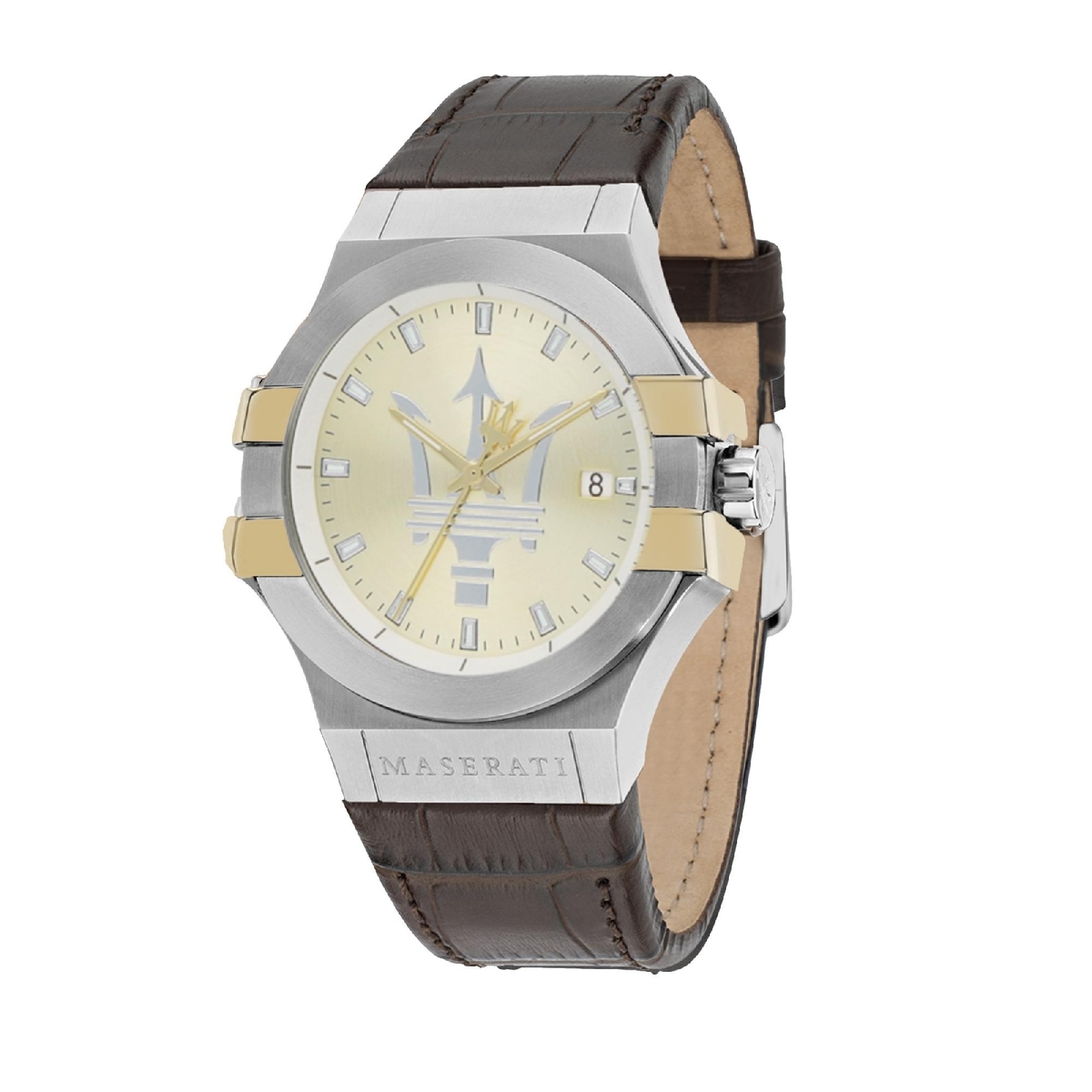 Ceas barbatesc Maserati R8851108017 Quartz Auriu, Argintiu