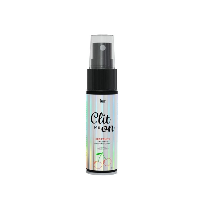Spray INTT CLIT ME ON RED FRUITS, stimulare clitoris si orgasm, pentru femei,12 ml