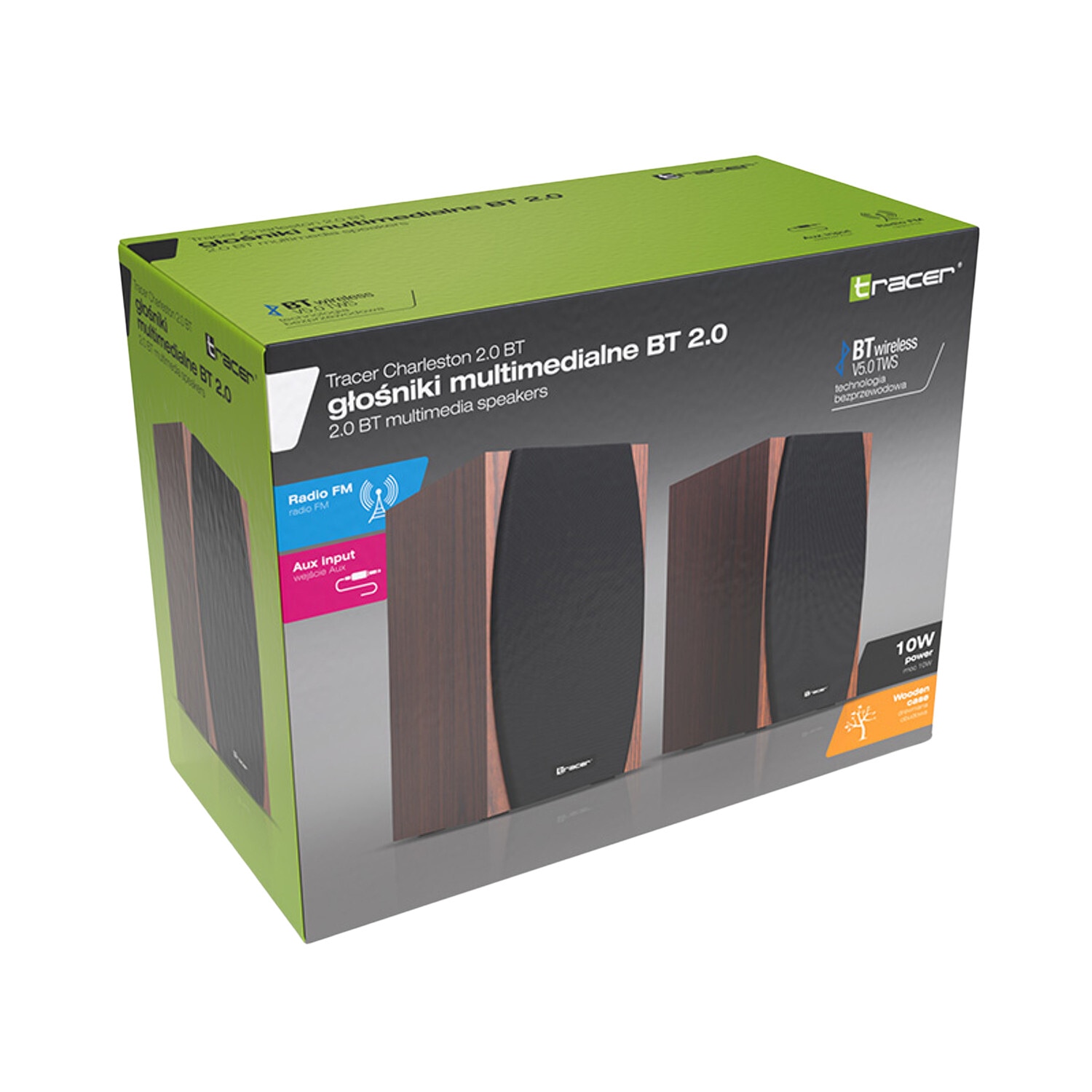 Set de 2 boxe Charleston 2.0, bluetooth