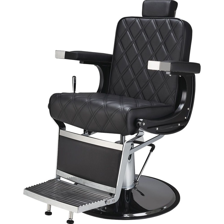 Scaun frizerie, Ayala, Otel, Negru