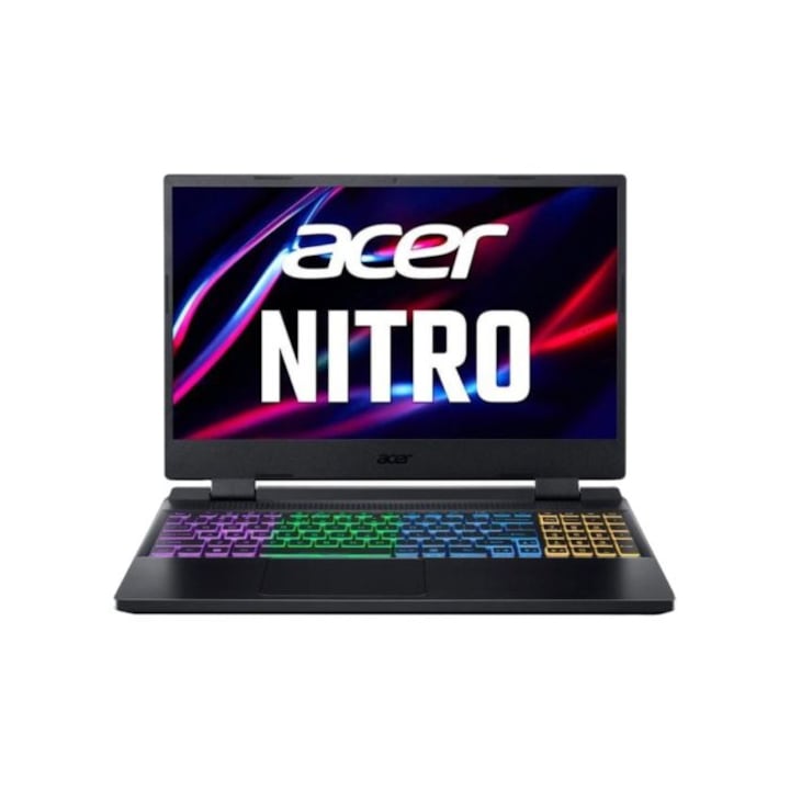 Laptop Acer Nitro AN16-41-R3PJ, 16 inch, AMD Ryzen 7 7735HS, 16 GB RAM, 512 GB SSD, Nvidia nVidia GeForce RTX 4050, Free DOS