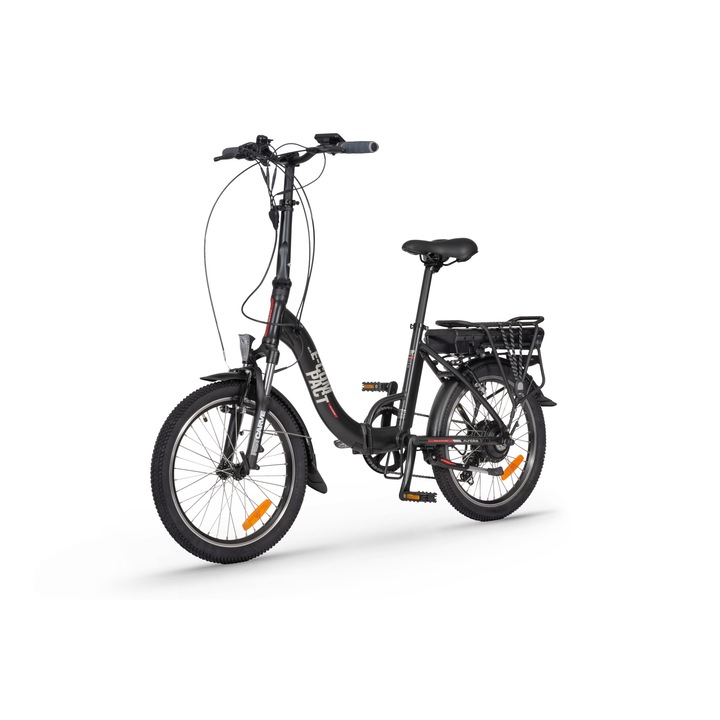 Bicicleta electrica Funbike E-COMPACT, Cadru 14.5", Negru