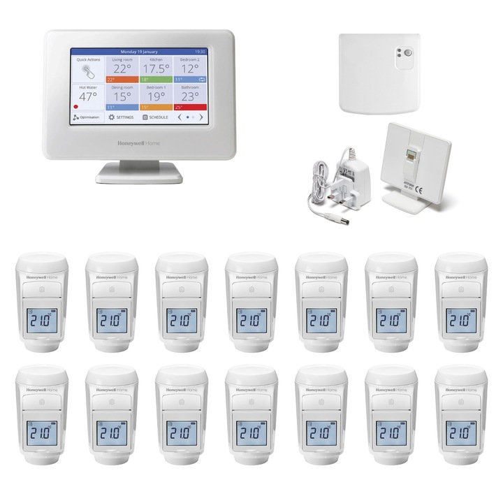 Pachet Honeywell Home ATP921R3052 control 14 radiatoare