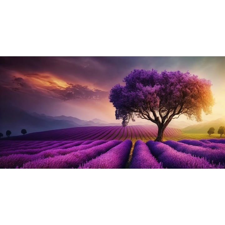 Set de broderie cu diamante 5d XXL, Pictura 120x50cm, Kit Goblen