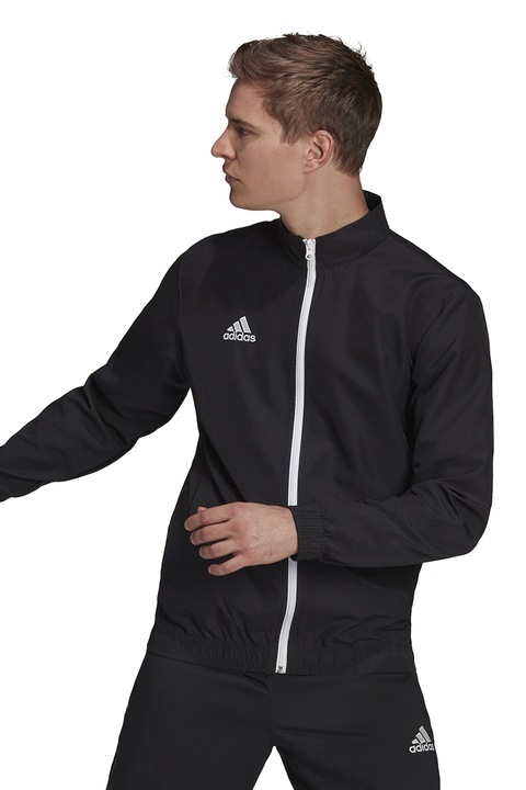 adidas Performance, Футболен суитшърт Entrada 22 с цип, Черен