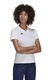 adidas Performance, Tricou cu decolteu in V, pentru fotbal, Alb optic