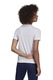 adidas Performance, Tricou cu decolteu in V, pentru fotbal, Alb optic