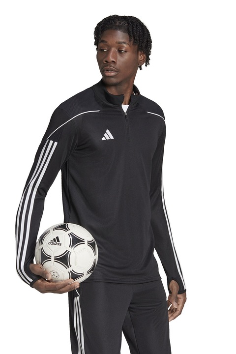 adidas Performance, Футболен суитшърт Tiro23 с цепки за палеца, Черен