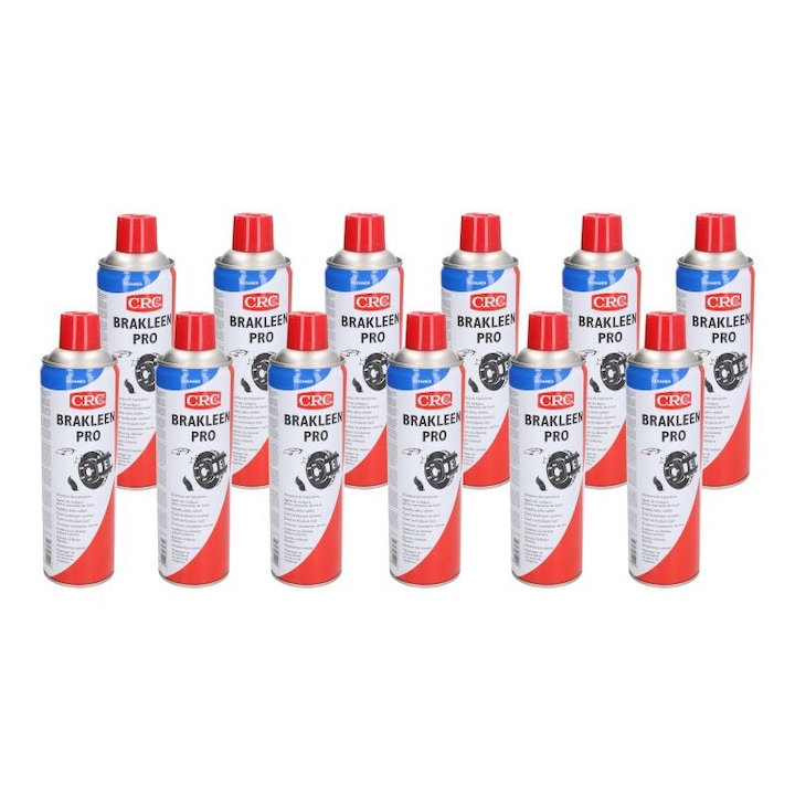 Set 12 bucati spray de curatat frane, CRC 500 ml
