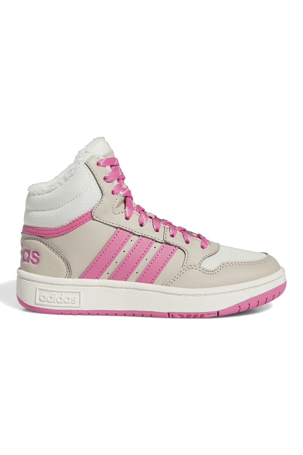 adidas Sportswear Pantofi sport mid high din piele ecologica cu logo Roz Bej deschis 34 EU