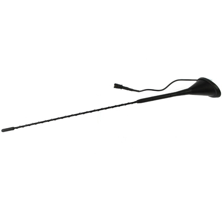 Antena Radio Auto, AM/FM, plug Raku-2, tija 40cm, cablu 15cm, pentru VW Audi Seat Skoda, ME Premium