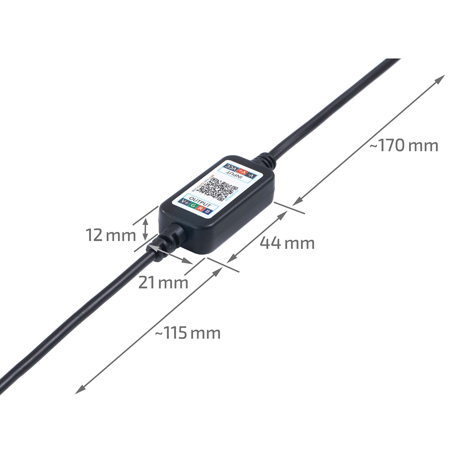 Bluetooth контролер MH-BLUETOOTH-002 за RGB LED ленти, Черен - eMAG.bg