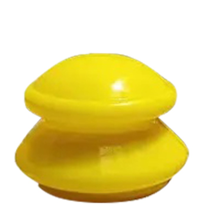 Ventuza cu Maner din Silicon VENTUZ™ pentru Masaj Anticelulitic Profesionist Dimensiunea "XL" Culoarea Galbena