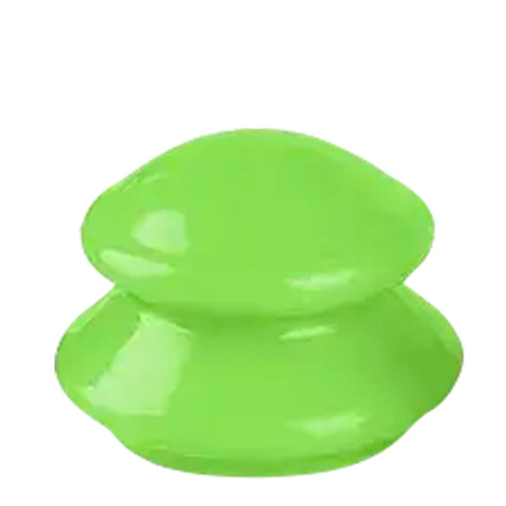 Ventuza cu Maner din Silicon VENTUZ™ pentru Masaj Anticelulitic Profesionist Dimensiunea "XL" Culoarea Verde