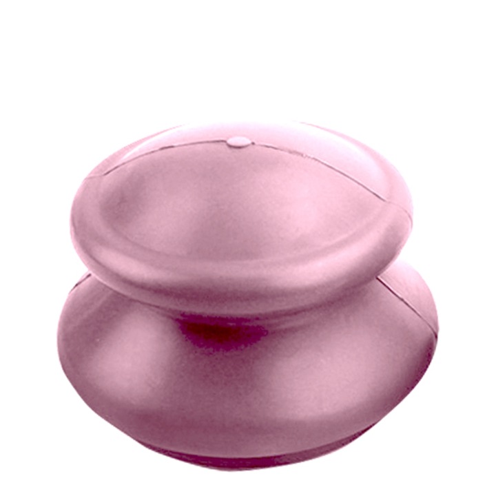 Ventuza cu Maner din Cauciuc VENTUZ™ pentru Masaj Anticelulitic Profesionist Dimensiunea "XL" Culoarea Roz