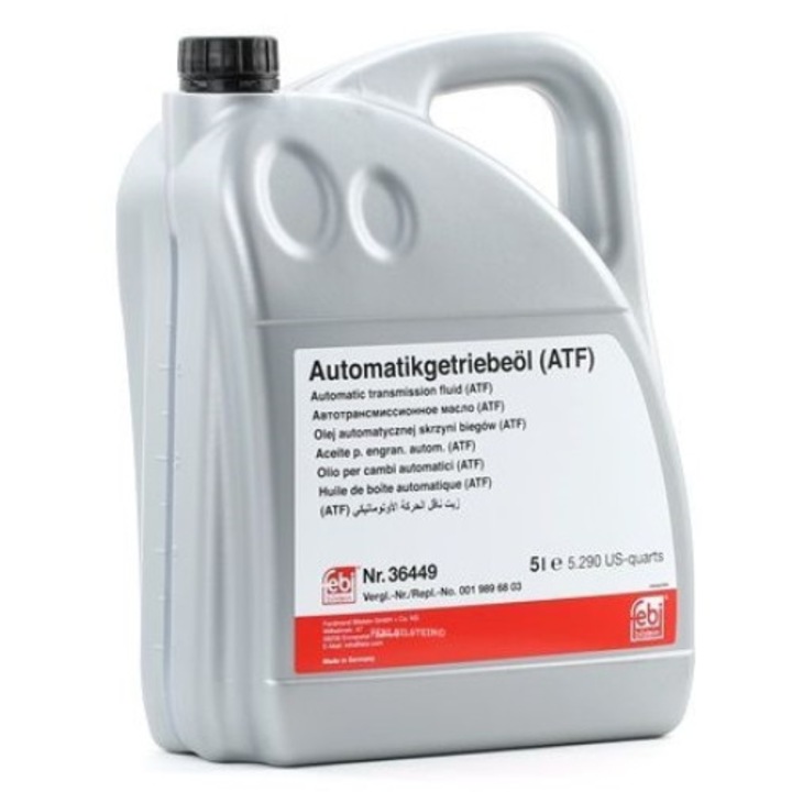 Automata sebességváltó olaj FEBI BILSTEIN ATF MB14 36449, térfogat 5 liter, piros