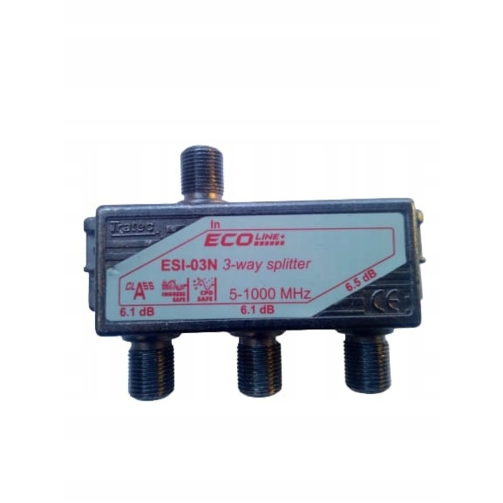 Splitter, Cardsplitter, ESI-03N, 5-1000 MHZ 6.1-6.5 DB