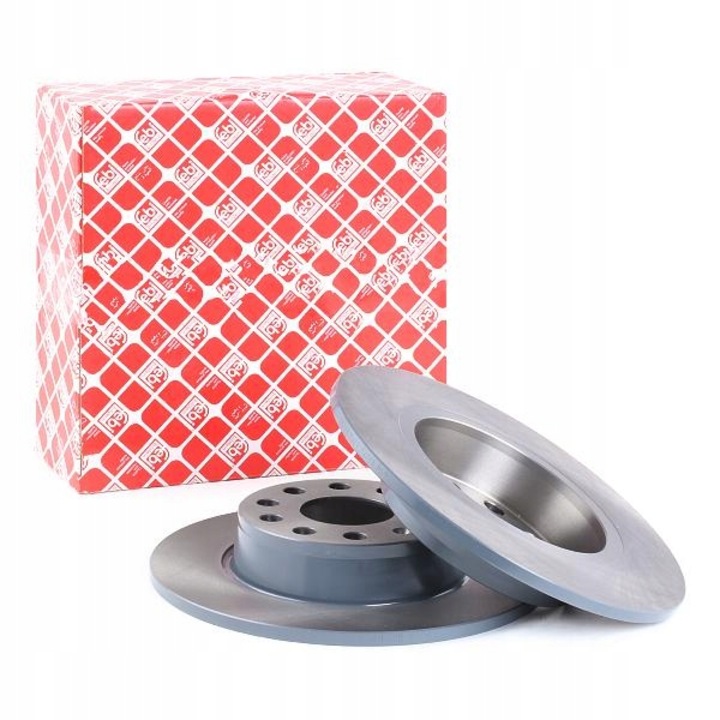 2x Féktárcsás készlet, Febi Blister, Audi/Skodához, Ezüst