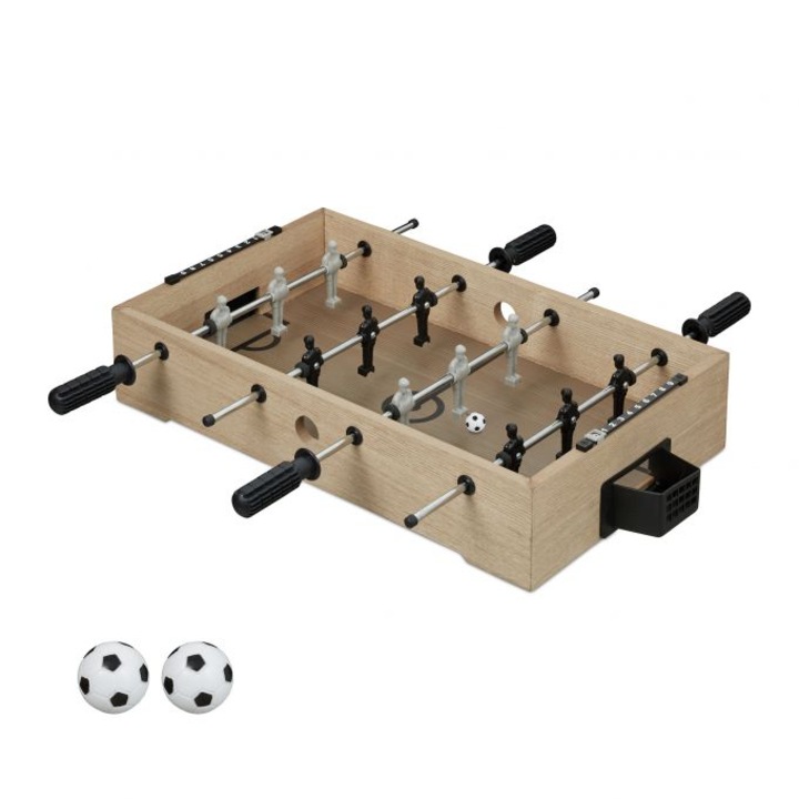 Masa mini fotbal pentru copii Relaxdays, 10.5 x 60.5 x 51 cm