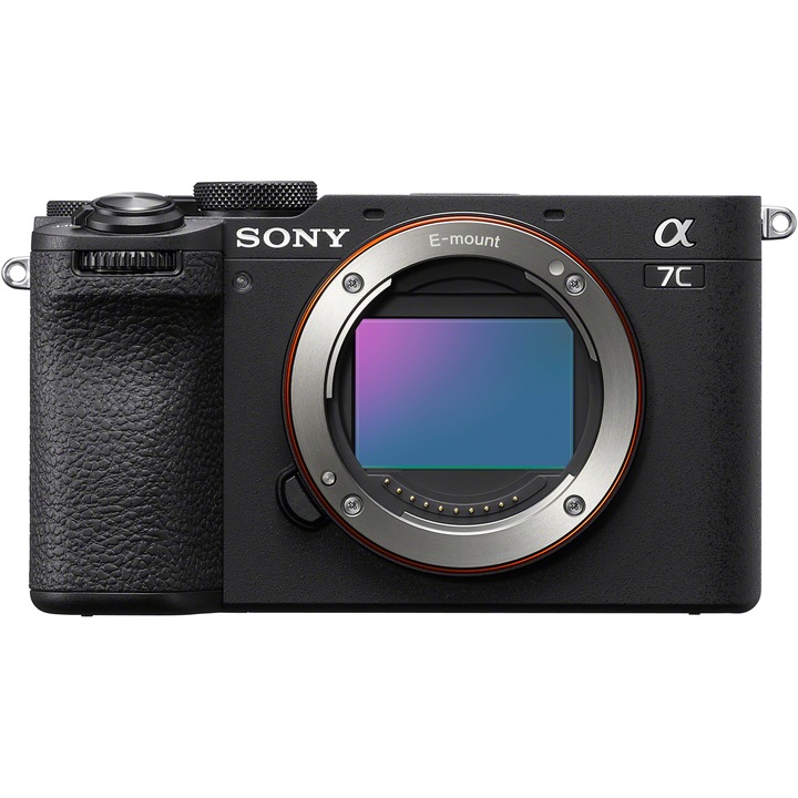 Aparat foto mirrorless Sony Alpha A7C II, 33MP, Full-Frame, Hibrid, 4K, Body, Negru