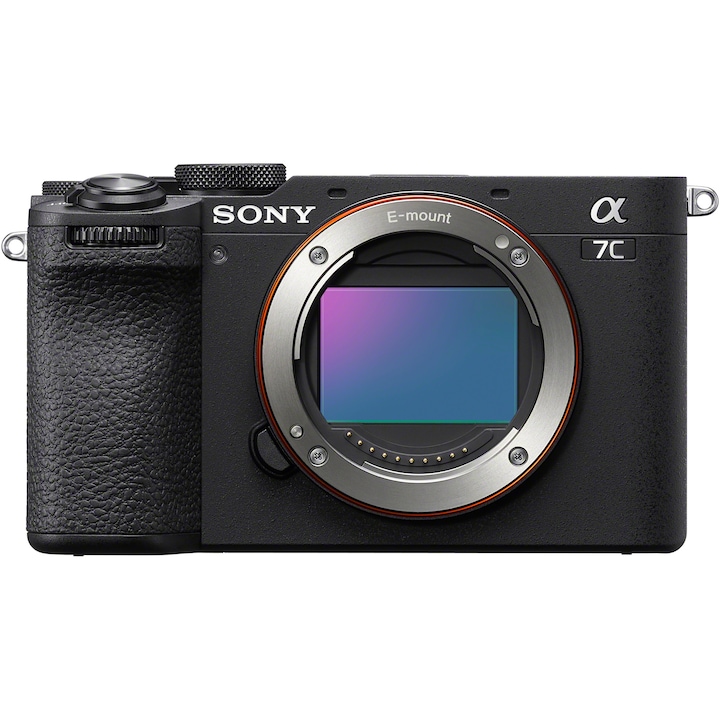 Фотоапарат Sony Alpha A7C II, 33MP, Full-Frame, Hybrid, 4K, Body, Черен