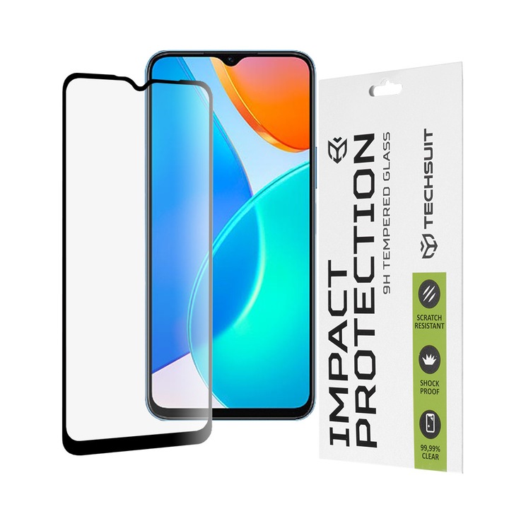 Folie telefon 111D Full Cover / Full Glue Glass Honor X6 / X8 5G / 70 Lite Negru