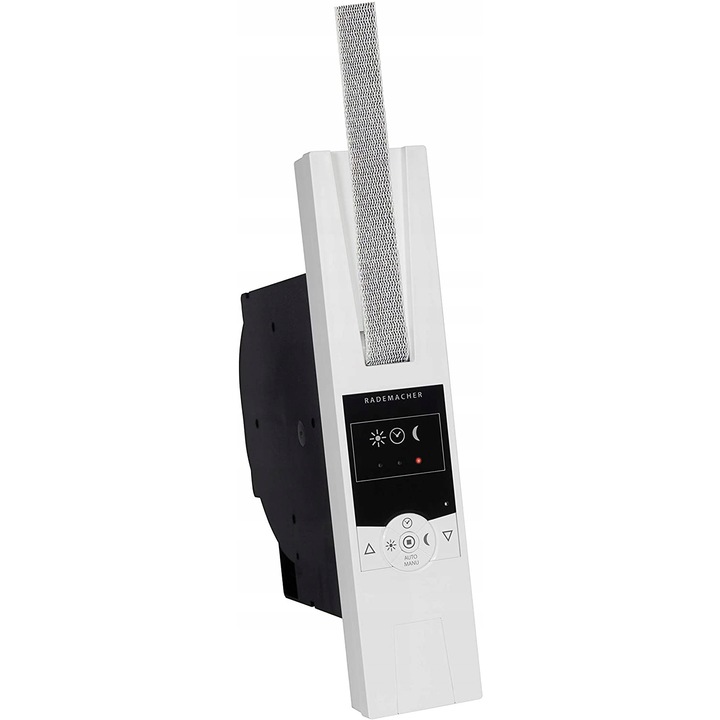 Retractor electric banda, Rademacher, Plastic, Digital, Alb/Negru