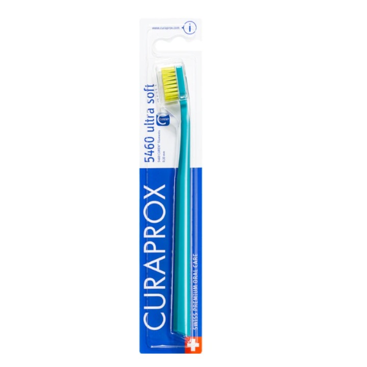Ultra puha fogkefe, Curaprox 5460, türkiz