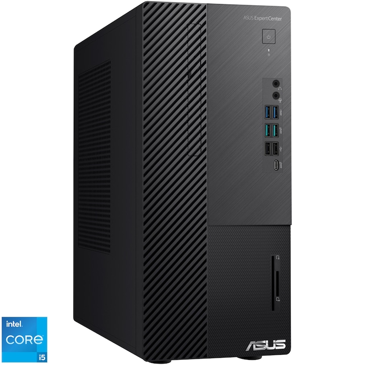 Настолен Компютър PC Asus Expert Center D700MD, Intel® Core™ i5-12500 up to 4.6GHz, 16GB, 256GB SSD, Intel® UHD Graphics 770, Windows 11 Pro
