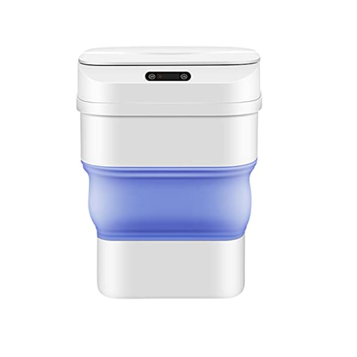 Смарт кошче за боклук Stuffix®, Със сензор за движение и автоматичен капак, Сгъваемо 8-17 L