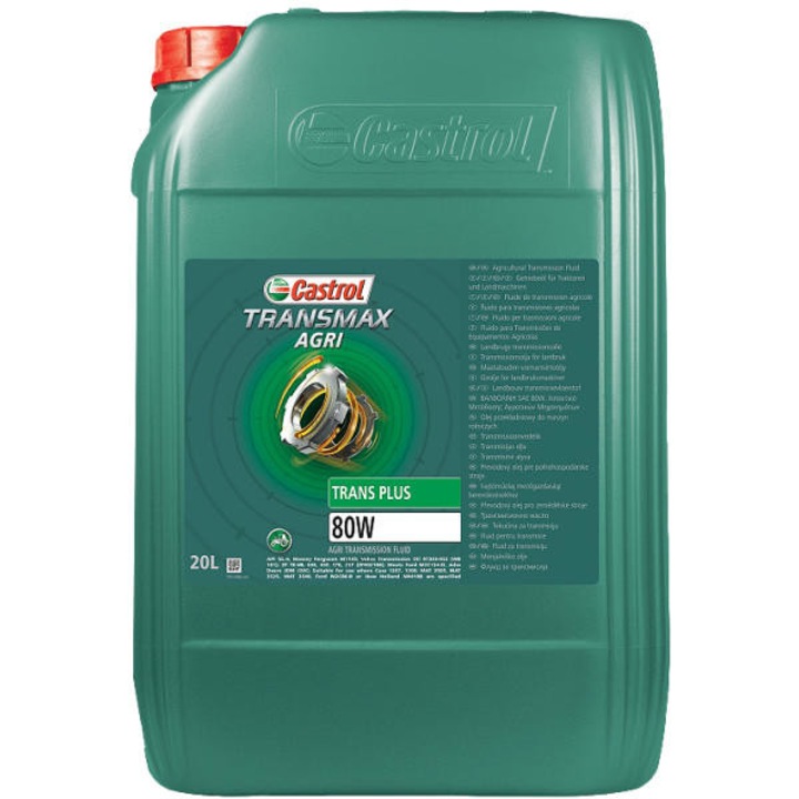 Ulei transmisie UTTO CASTROL Transmax Agri Trans Plus 15613C 80W, volum 20 litri, mineral