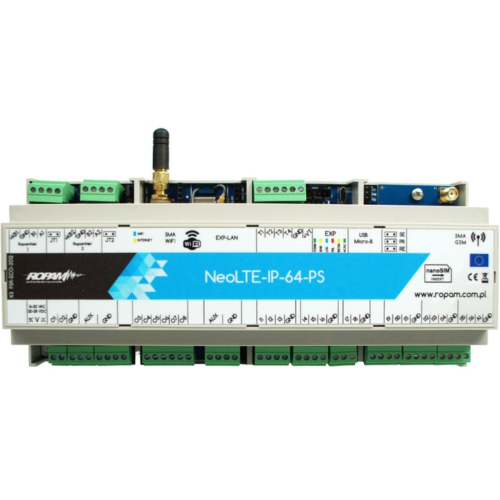 Panou de control cu alarma, Ropam, IP64-PS-D12M