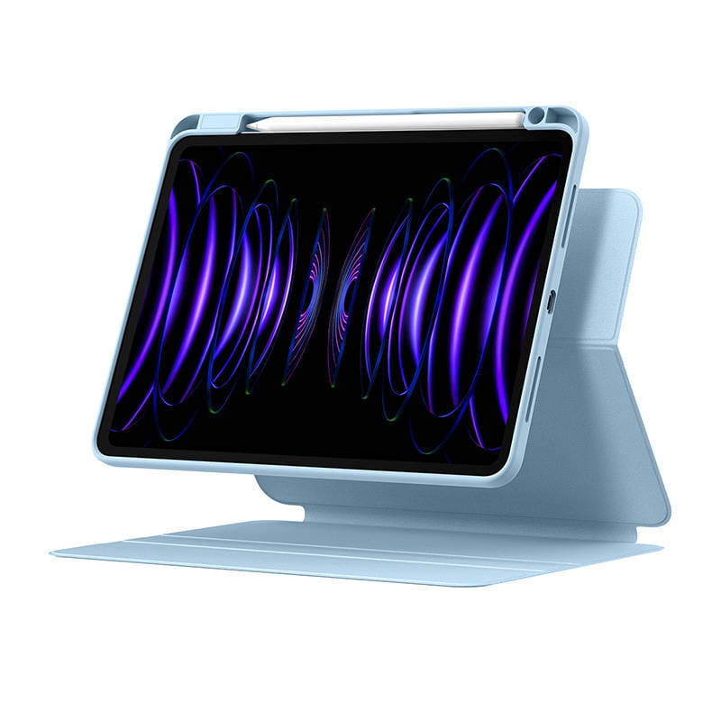 Husa tableta, Baseus, Magnetic, Pentru iPad Pro 12.9", Albastru