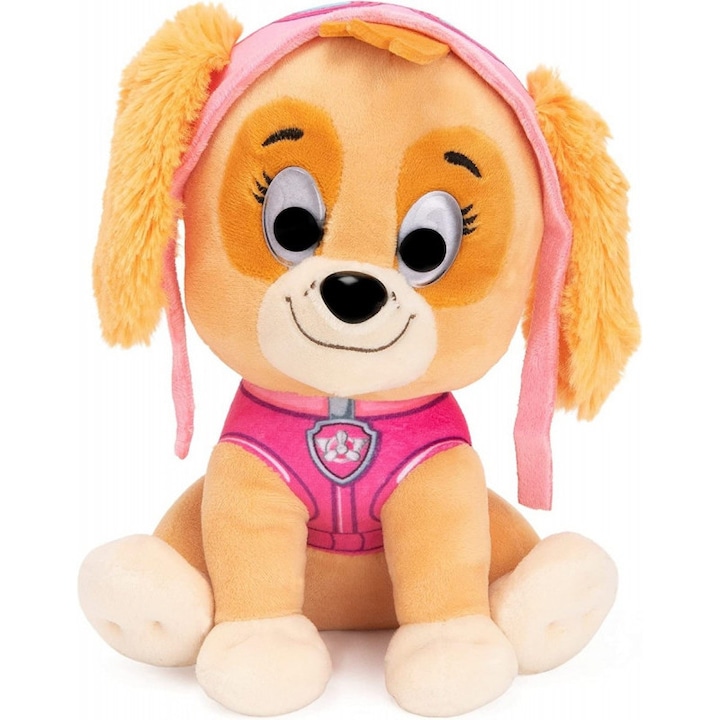Jucarie de plus Paw Patrol, Spin Master, Model Skye, 23cm