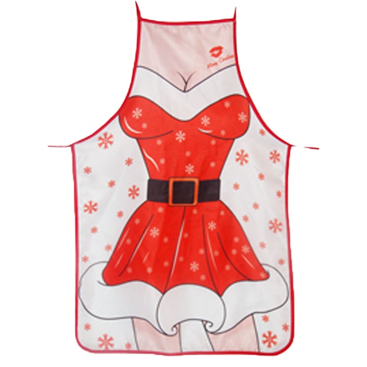 Cozevdnt Готварска престилки, коледна, многоцветна, универсална