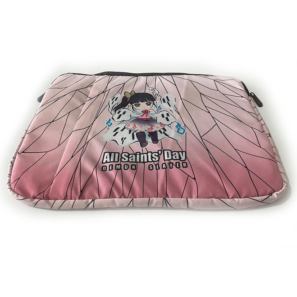 Husa pentru laptop, Nylon, 44x33x4 cm, Roz