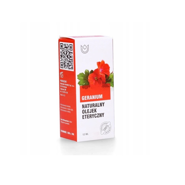 Illóolaj, GERANIUM, Naturalne Aromaty, 12ml