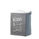 Cos de rufe, Zola®, poliester, 70l, 53x44 cm, gri